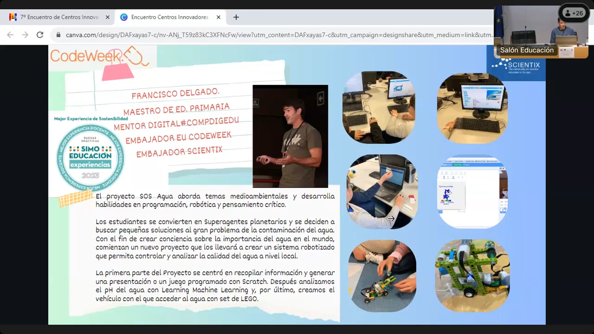 SOS agua: Programación, Inteligencia Artificial y Robótica. Más información