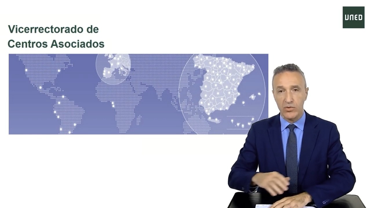 Bienvenida vicerrector de Centros Asociados